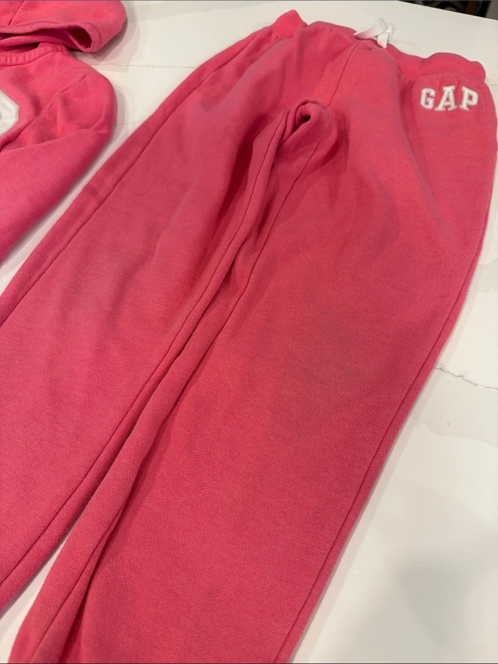 GAP Girls Bright Pink Hoodie & Joggers Set